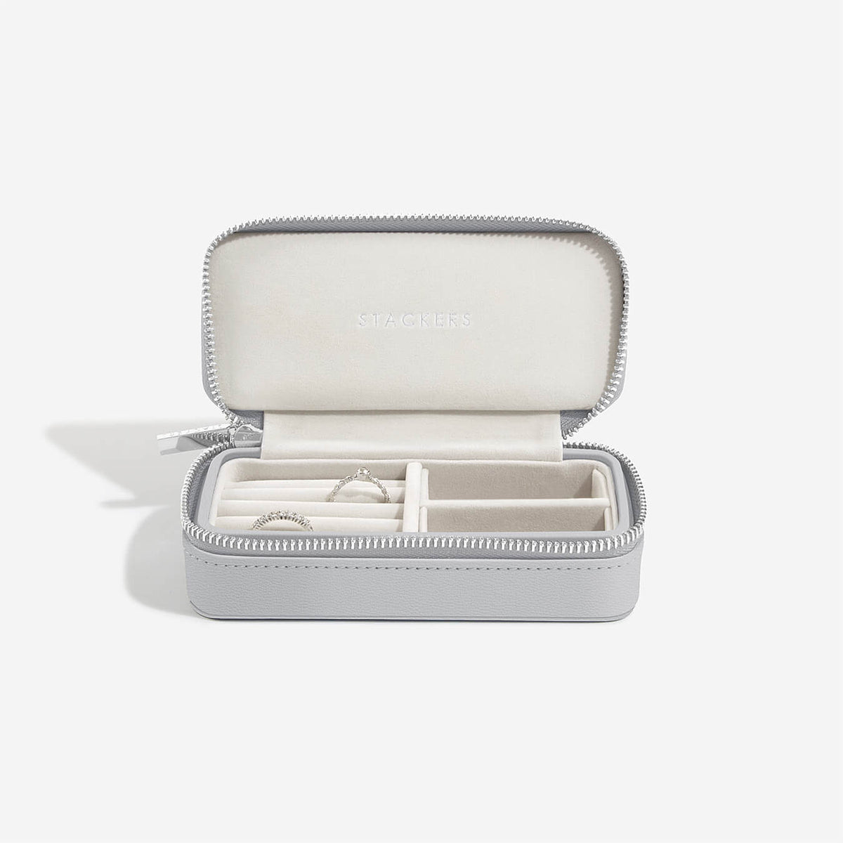 Stackers Gray Medium Travel Jewellery Box – STACKERS LONDON