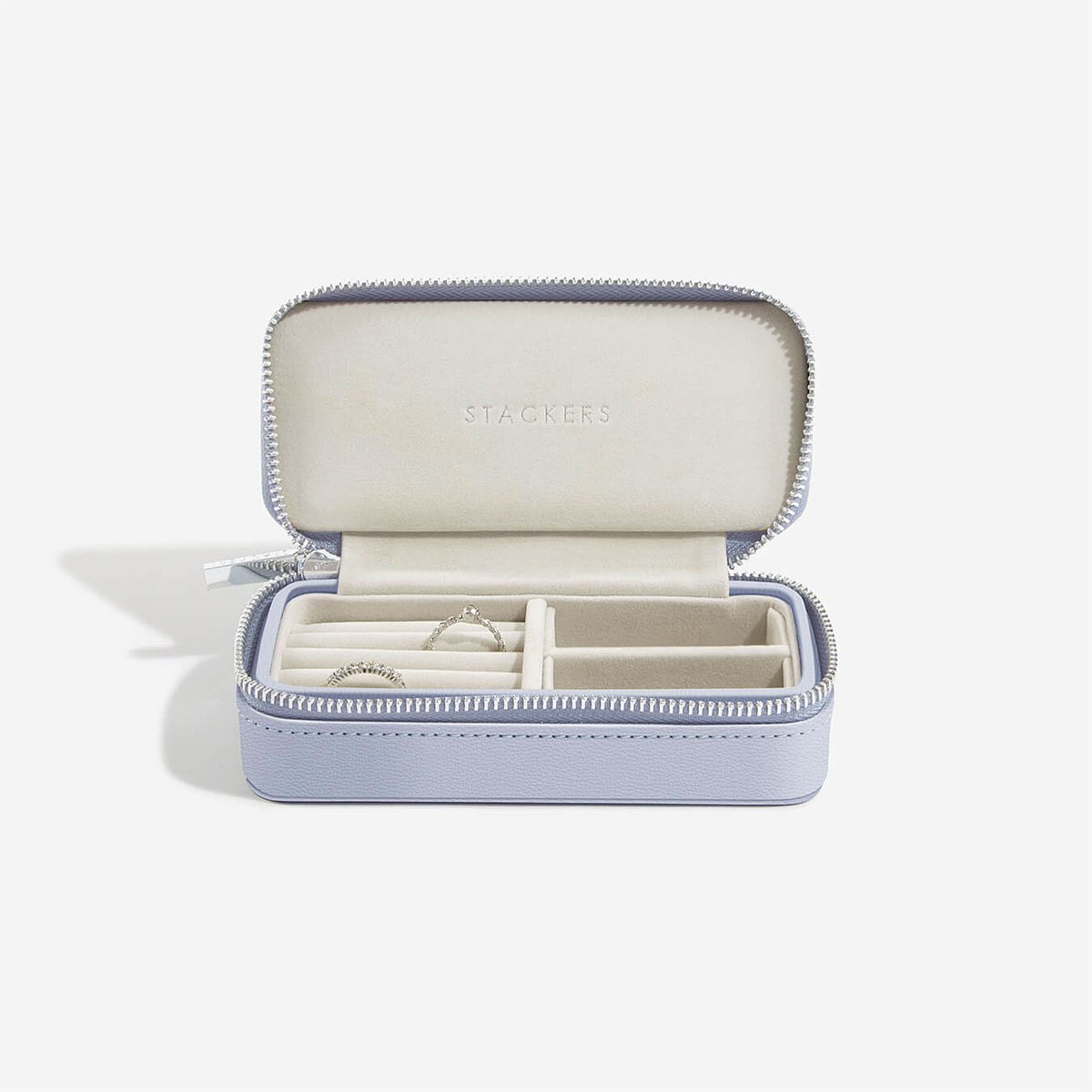 Stackers Taupe Medium Travel Jewellery Box – STACKERS LONDON