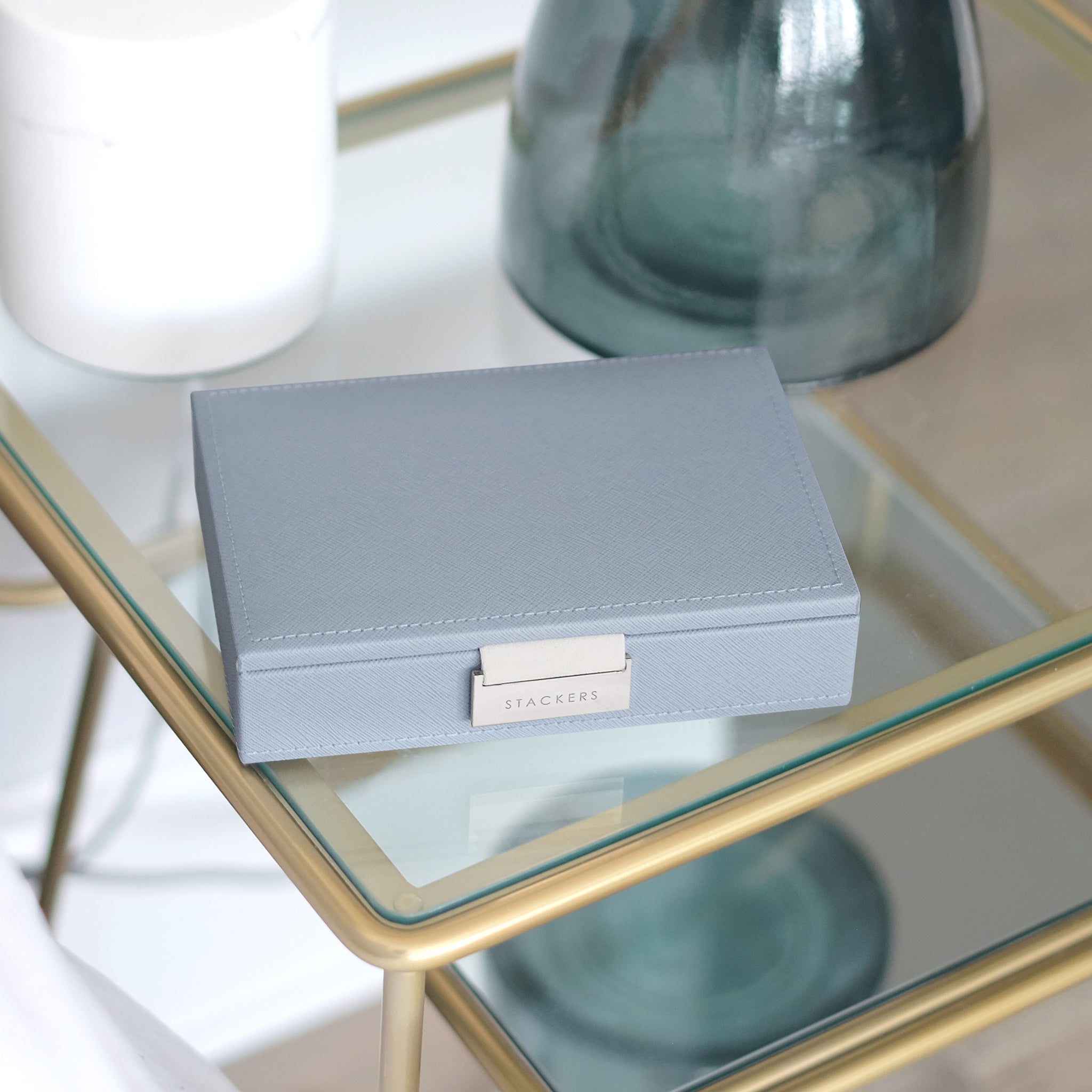 イマンポワージュブルー角ストッカー イマンポワージュブルー角ストッカー イマン ポワージュブルー