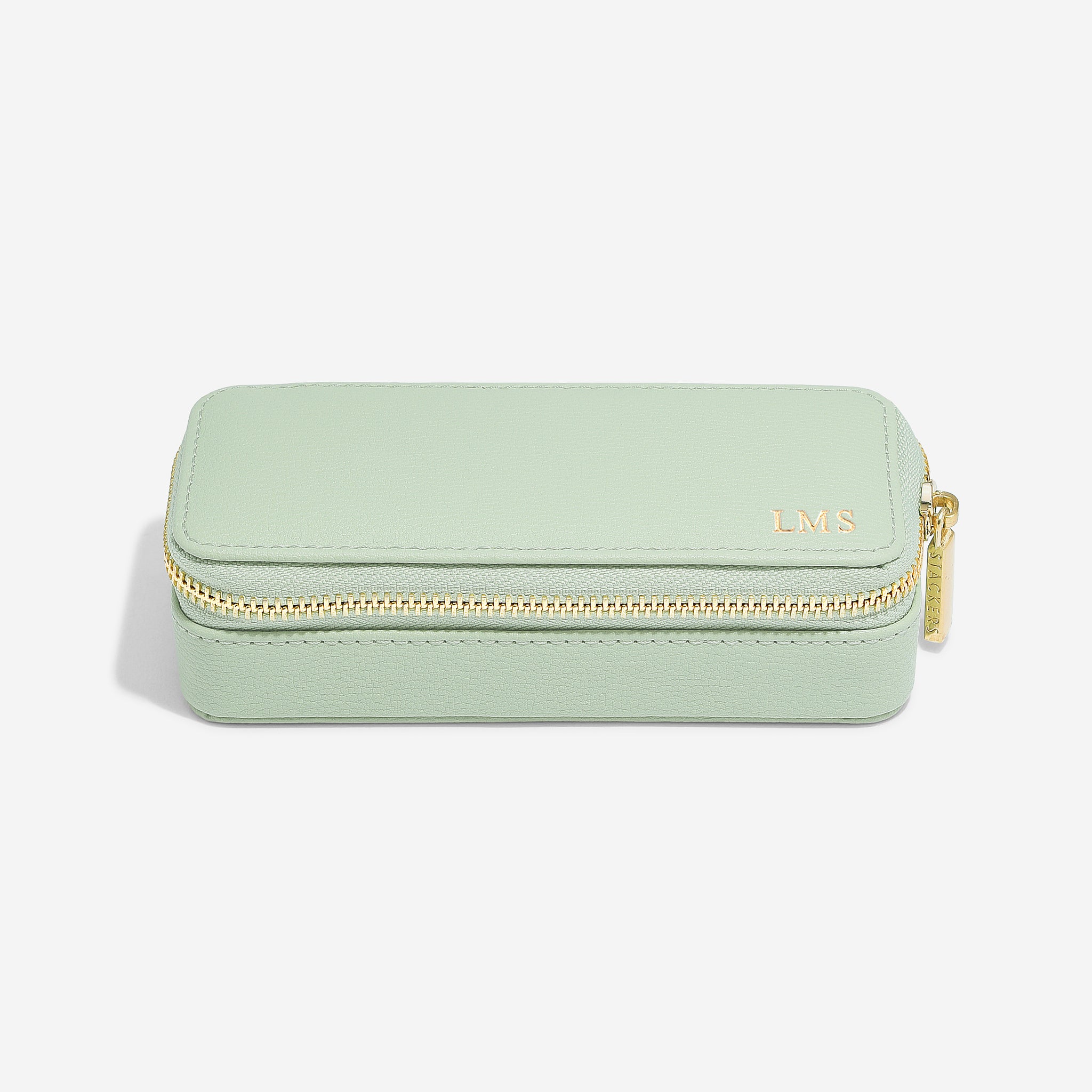 Stackers Sage Green Medium Travel Jewellery Box – STACKERS LONDON
