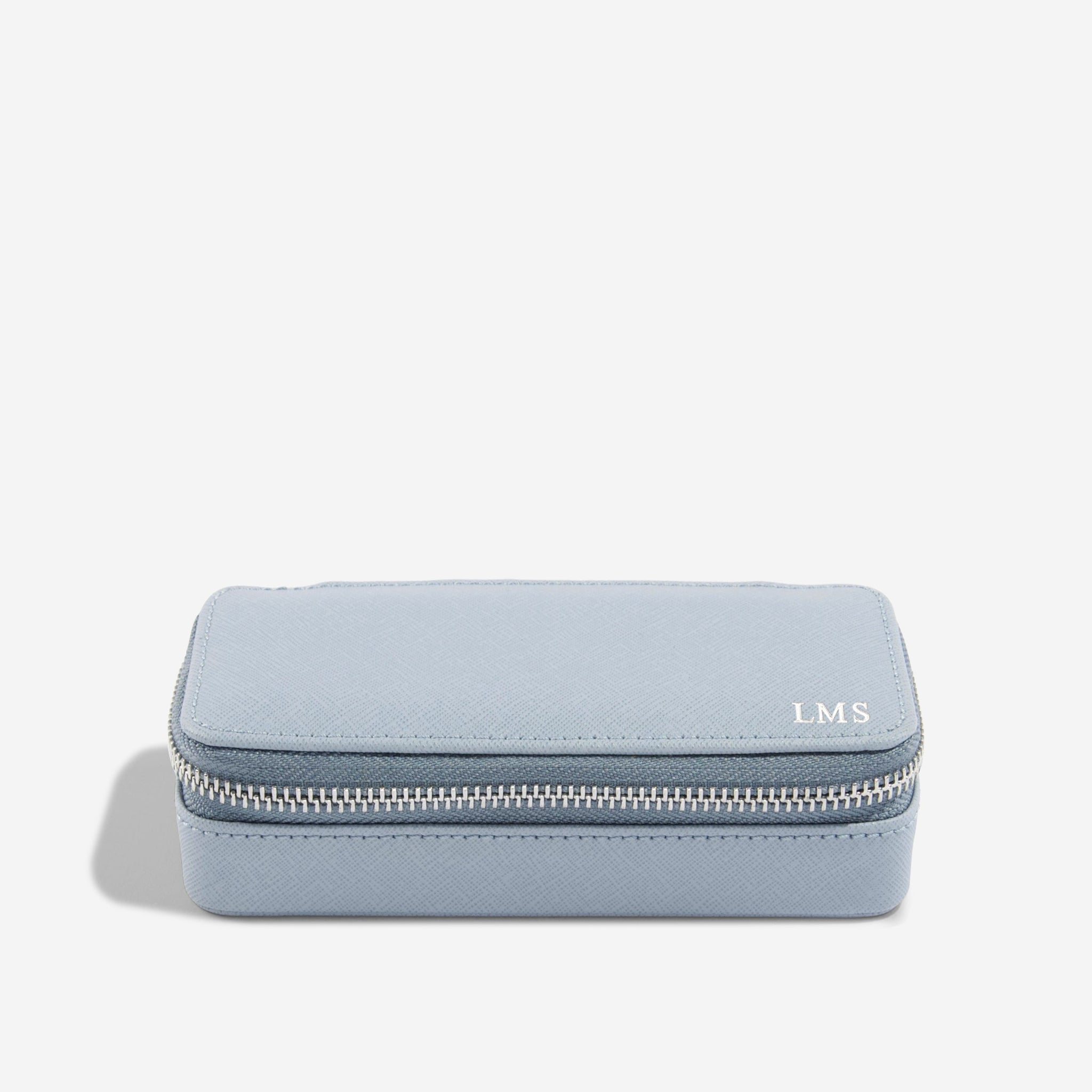 Stackers Dusky Blue Medium Travel Jewellery Box – STACKERS