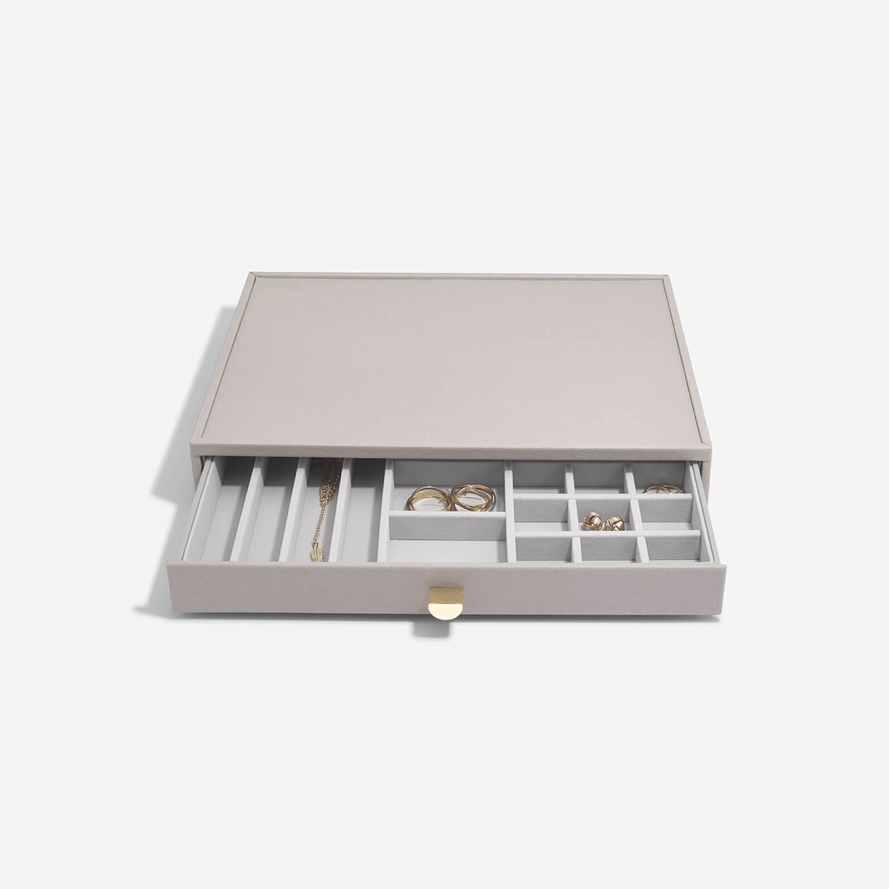 Stackers Taupe Supersize Jewellery Box Lid – STACKERS LONDON