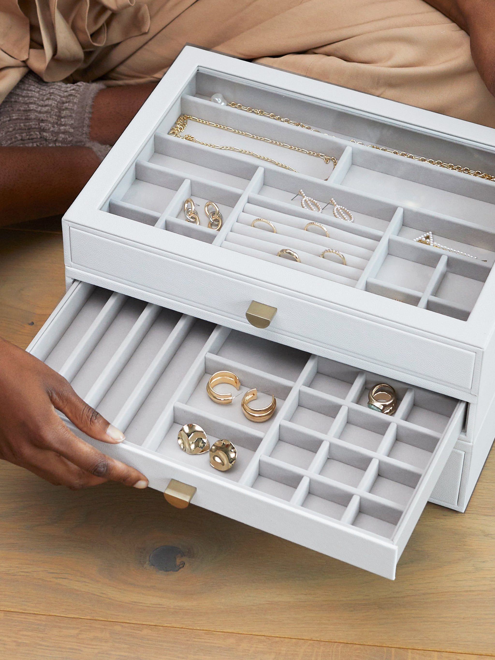 スーパーサイズ ドロワー 選べる3セット ホワイト – STACKERS LONDON