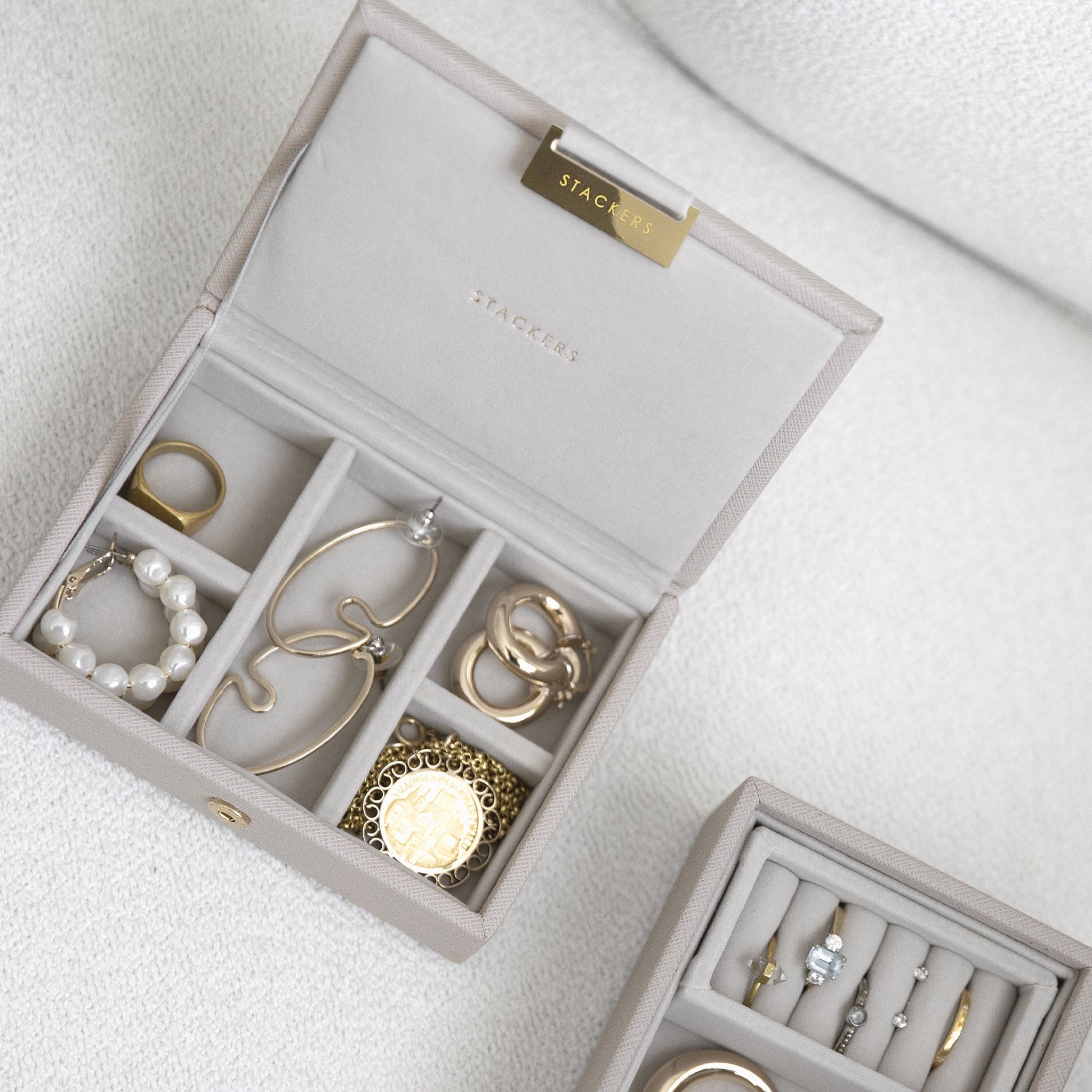 micro ジュエリーボックス 2個セット トープ – STACKERS LONDON