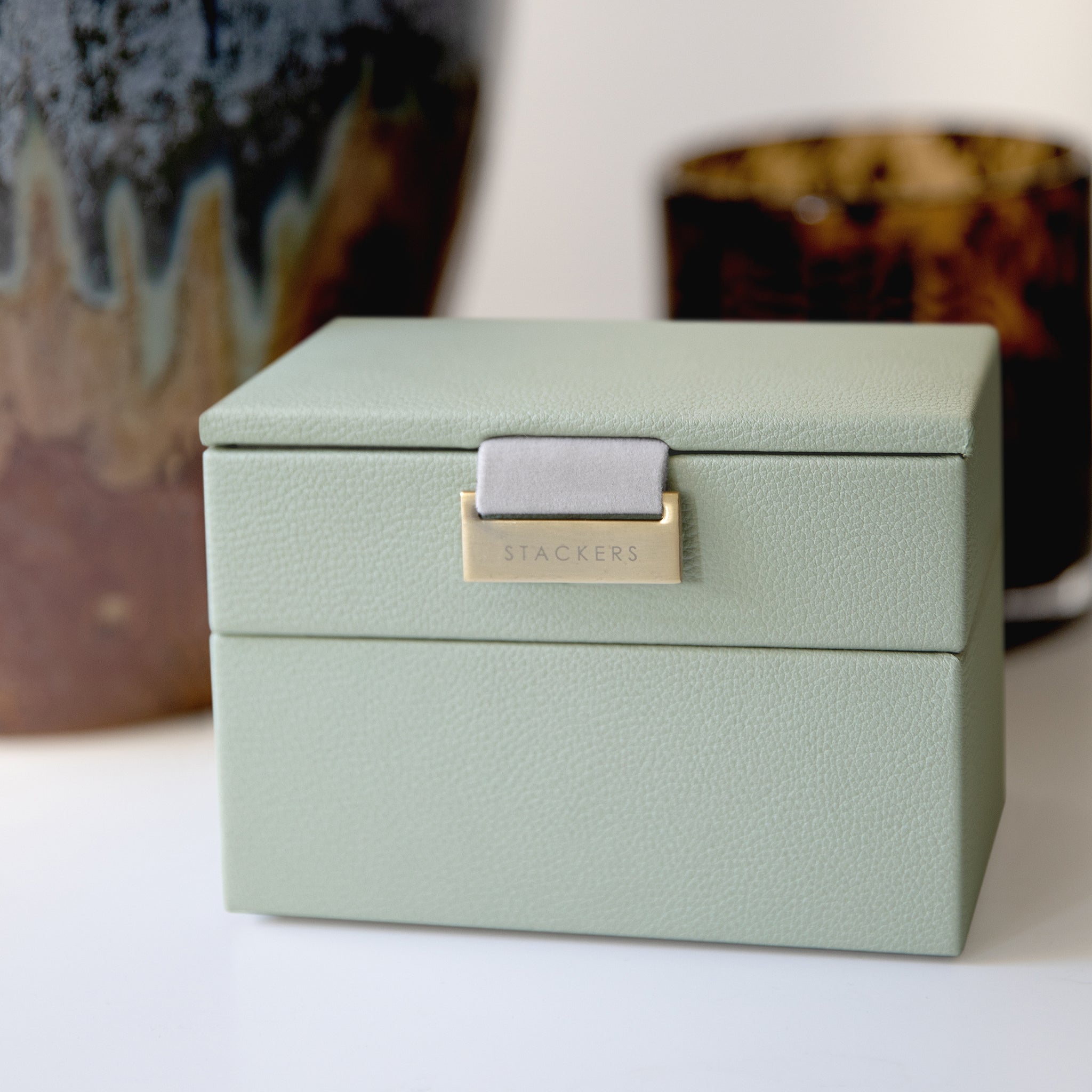 micro ジュエリーボックス 2個セット セージグリーン – STACKERS LONDON