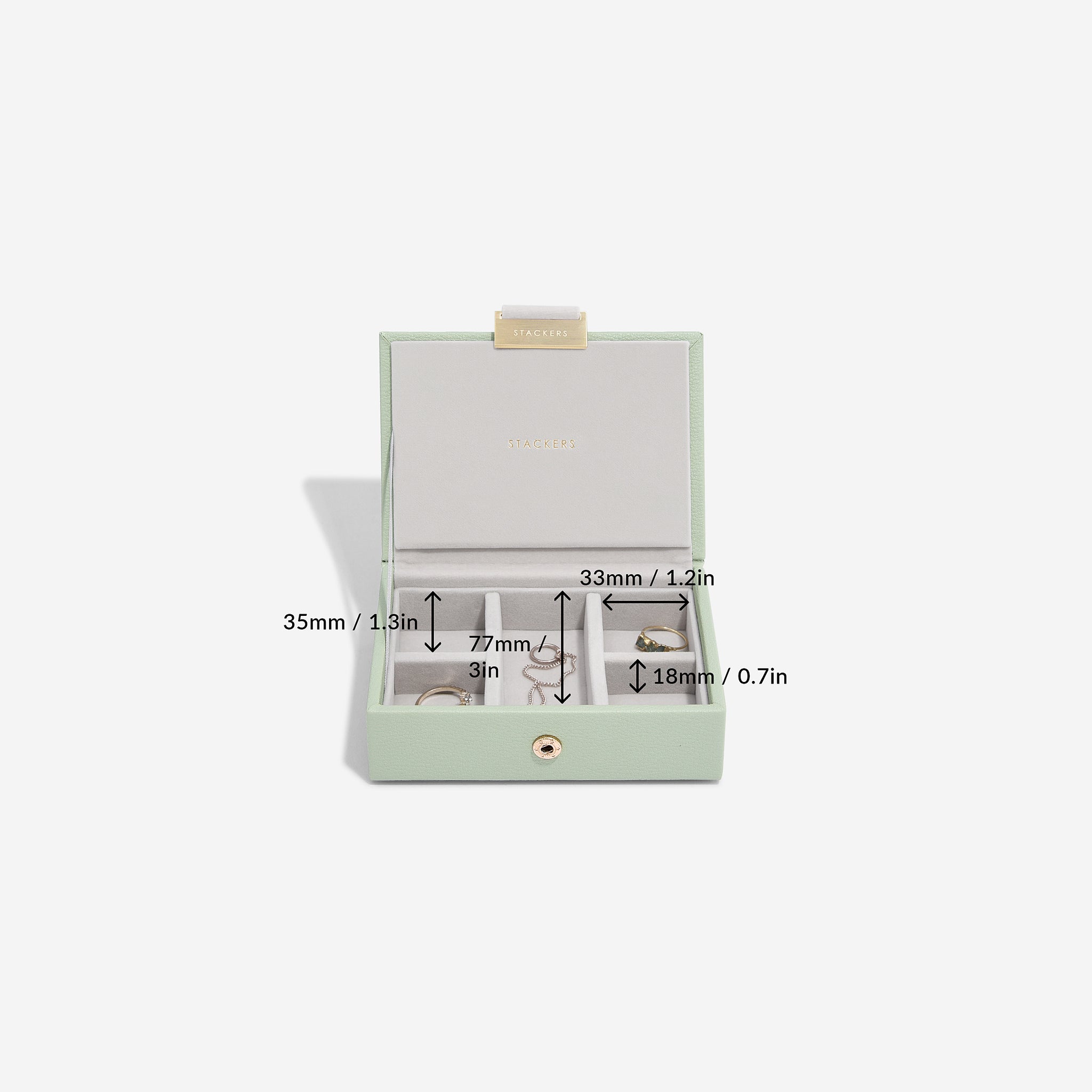micro ジュエリーボックス 2個セット セージグリーン – STACKERS LONDON