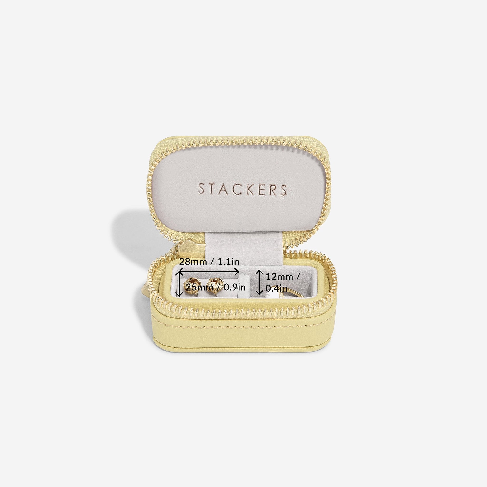 Travel ジュエリーボックス S イエロー – STACKERS LONDON