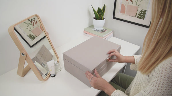Stackers Taupe Supersize Jewellery Box Lid – STACKERS LONDON