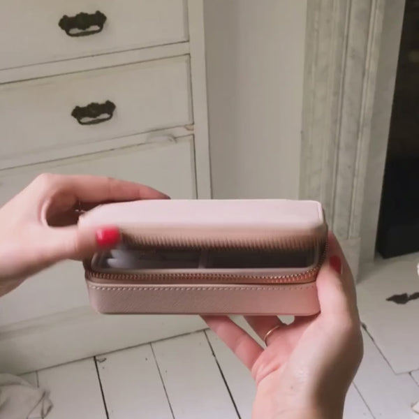 Stackers Blush Medium Travel Jewellery Box – STACKERS LONDON