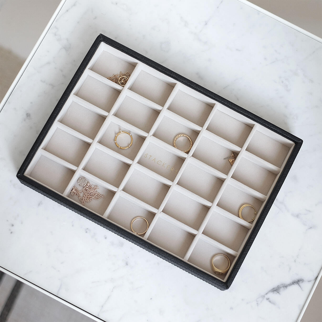 Stackers Black Classic Jewellery Box – STACKERS LONDON
