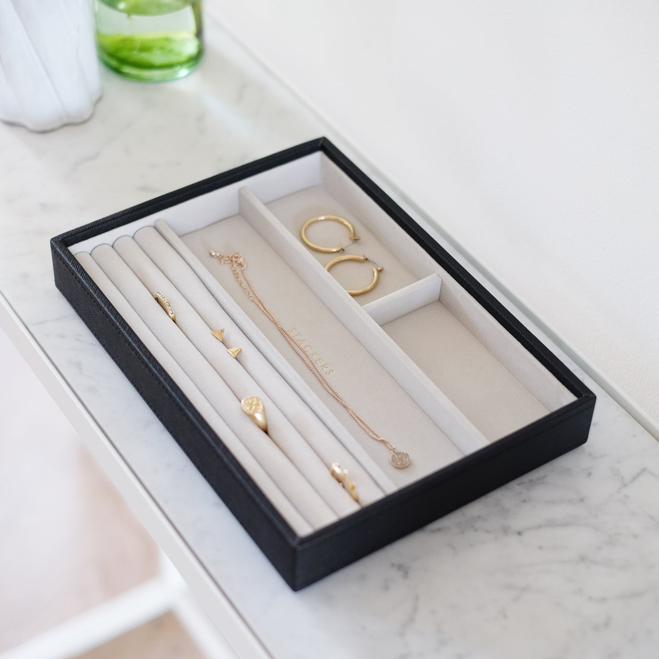 Stackers Black Classic Jewellery Box – STACKERS LONDON