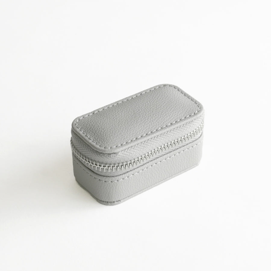 トラベル ジュエリーボックス S+ ペブルグレー＆ターコイズ – STACKERS