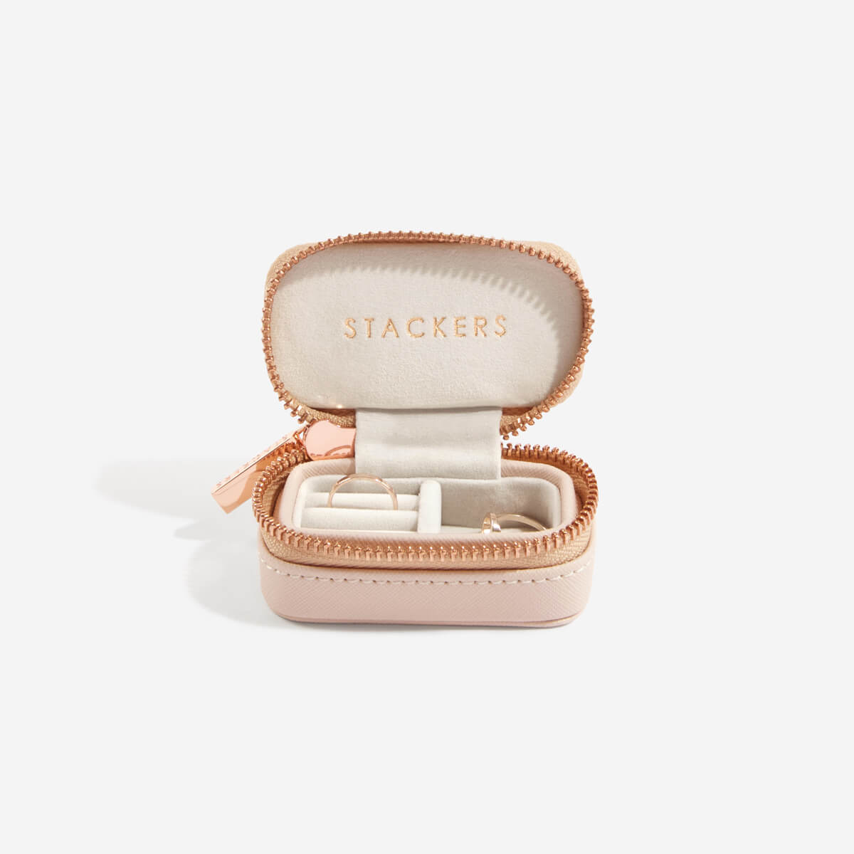 Stackers Blush Petite Travel Jewellery Box – STACKERS LONDON