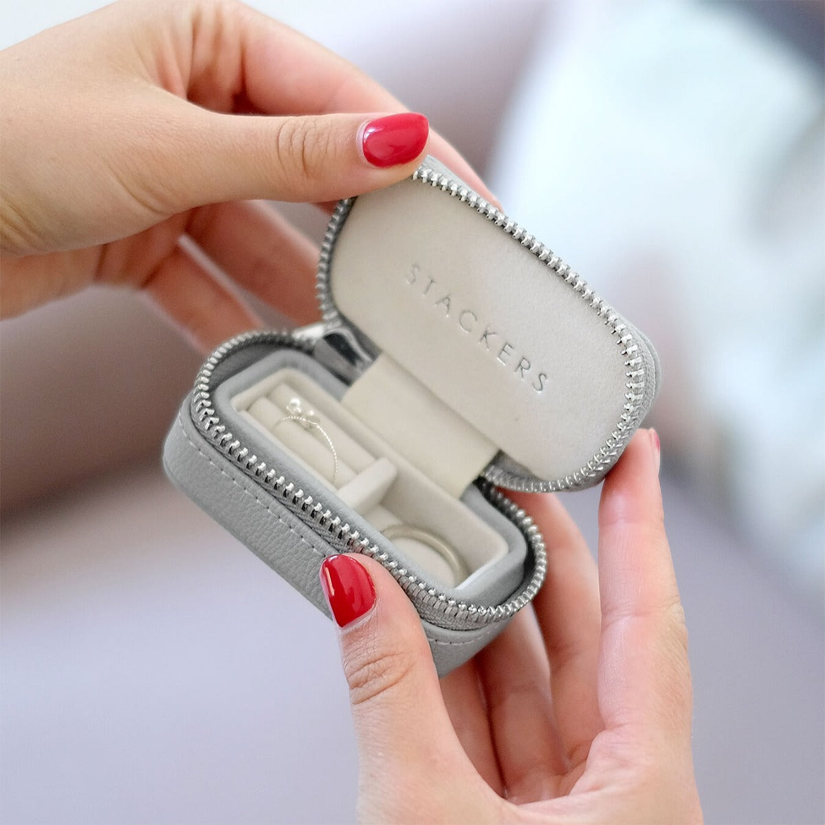 【限定値下】STACKERS アクセサリーケース ペブルグレー stackers-grey-pebble-petite-